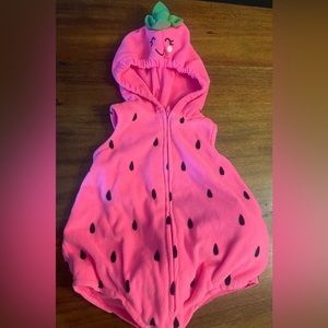 Toddler Strawberry Costume Fleece